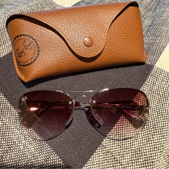 Ray-Ban Accessories - Ray-Ban Brown Aviator Sunglasses